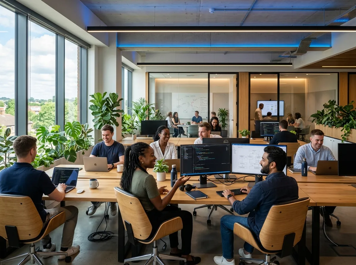 Zenabus.dev engineering team collaborating in office